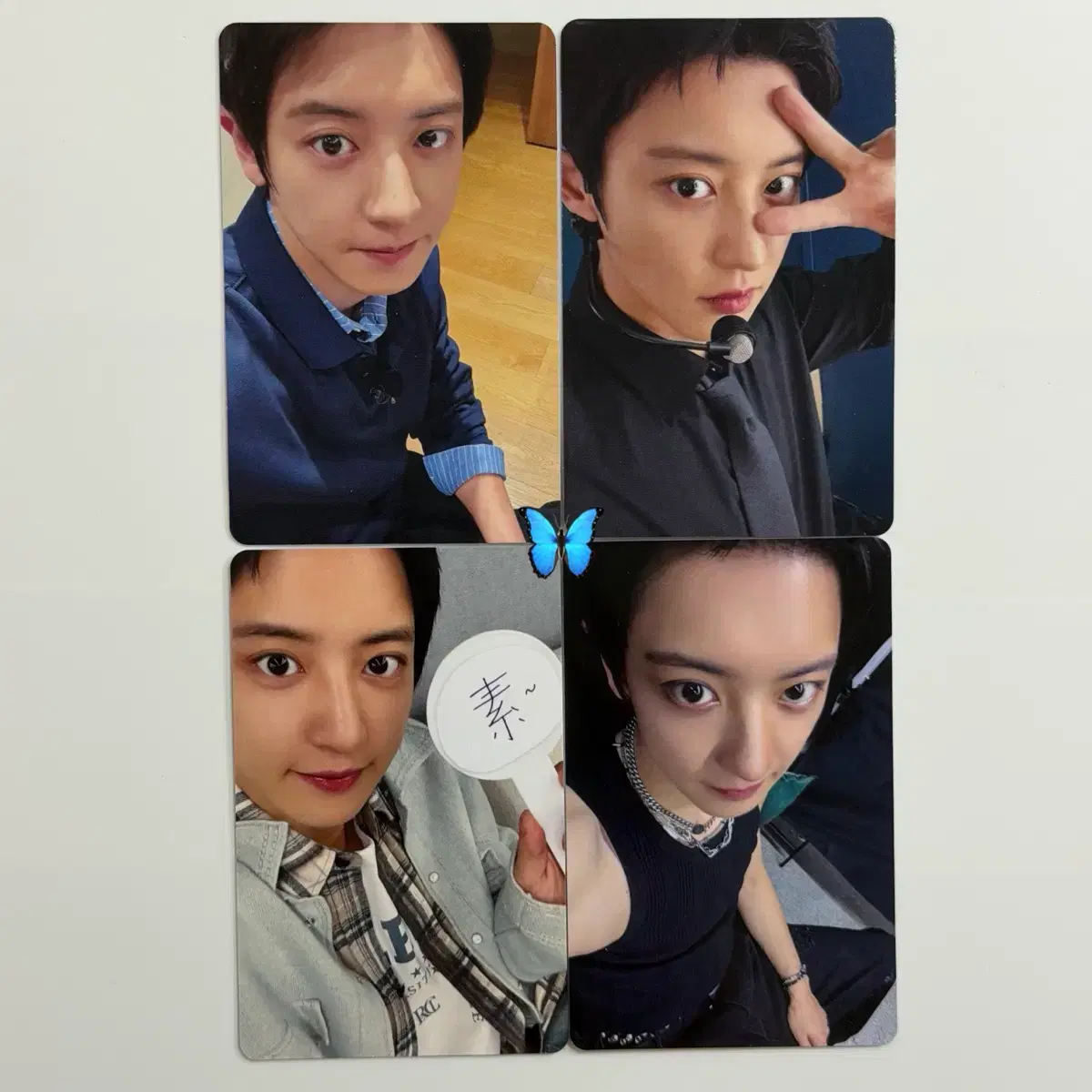 엑소 리버스 특전 큐큐뮤직 포카 미개봉 찬열