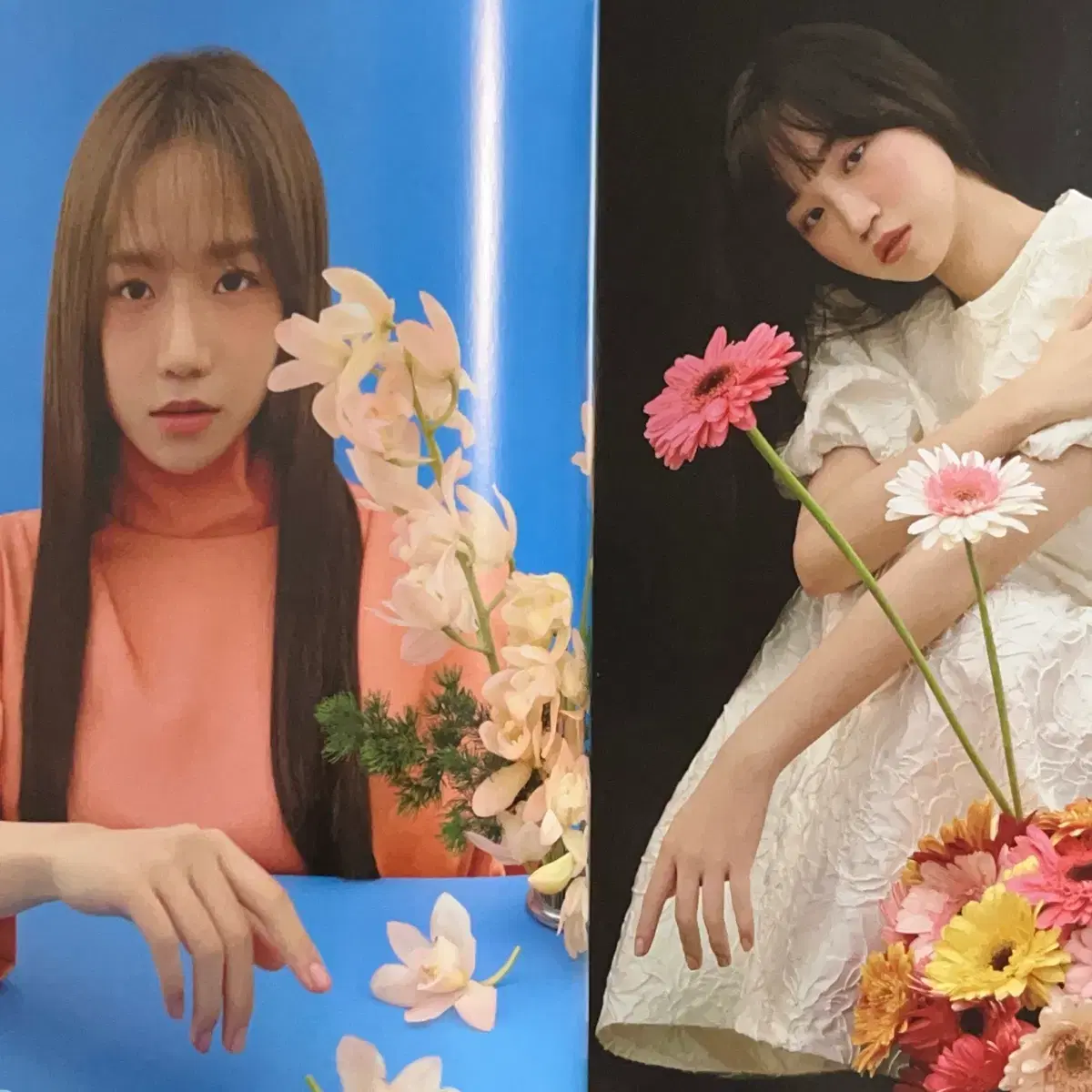 싱글즈 잡지 2021 2월호 아이들 미연 민니 더보이즈 주연 채원 포카 7