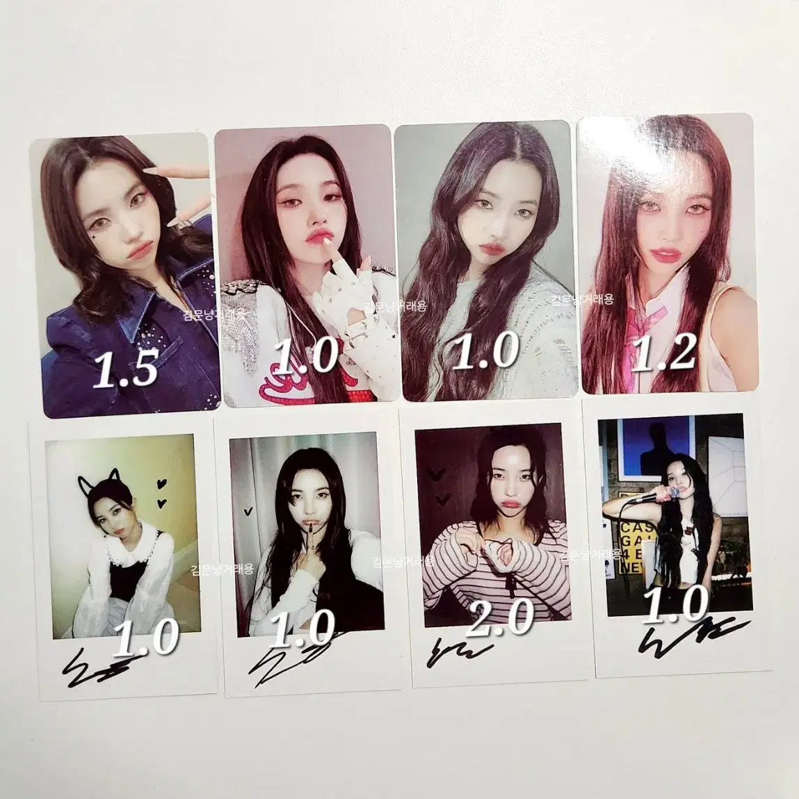 아이들 슈퍼레이디 퀸카 소연 kms 미공포 포카 포토카드 폴라 여자아이들
