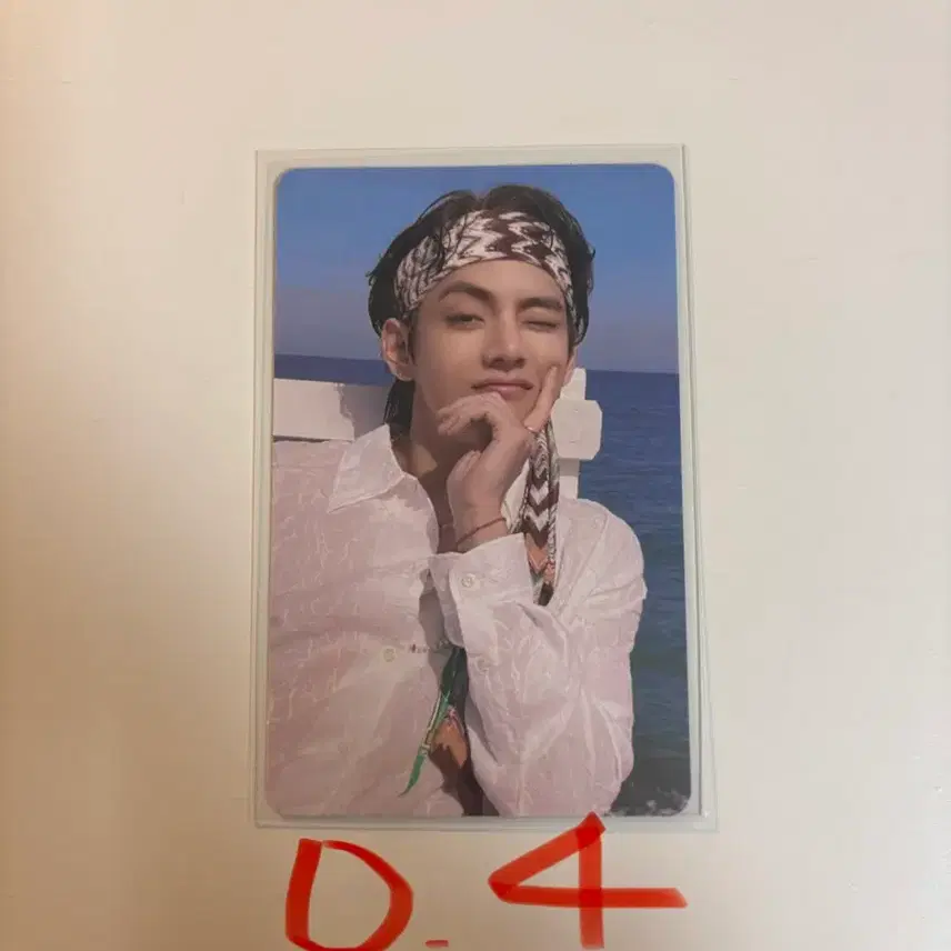 V 김태형 Butter 버터 포카