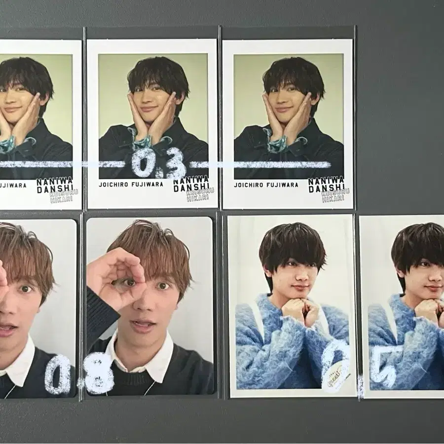 나니와단시 후지와라 죠이치로 트레카 포카 체키풍 샵사 미니샵사 1