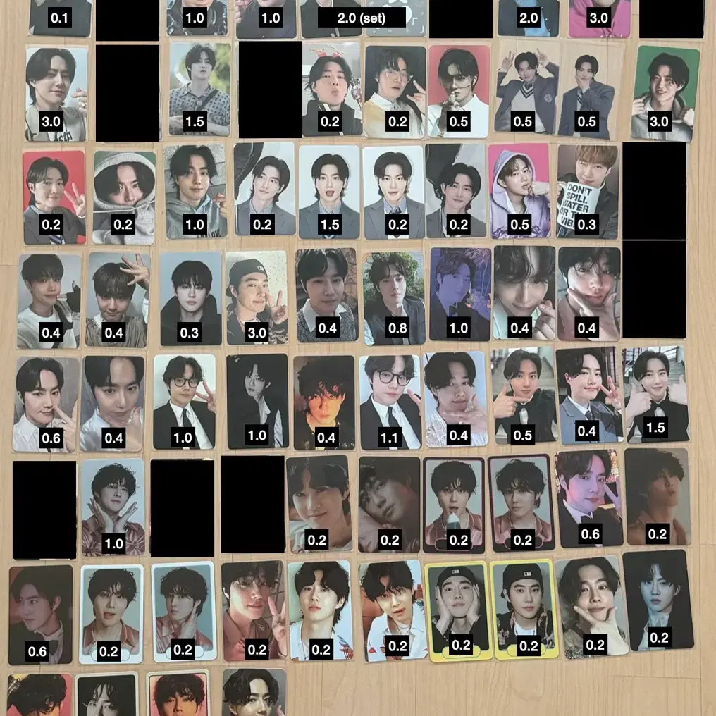 엑소 수호 포카