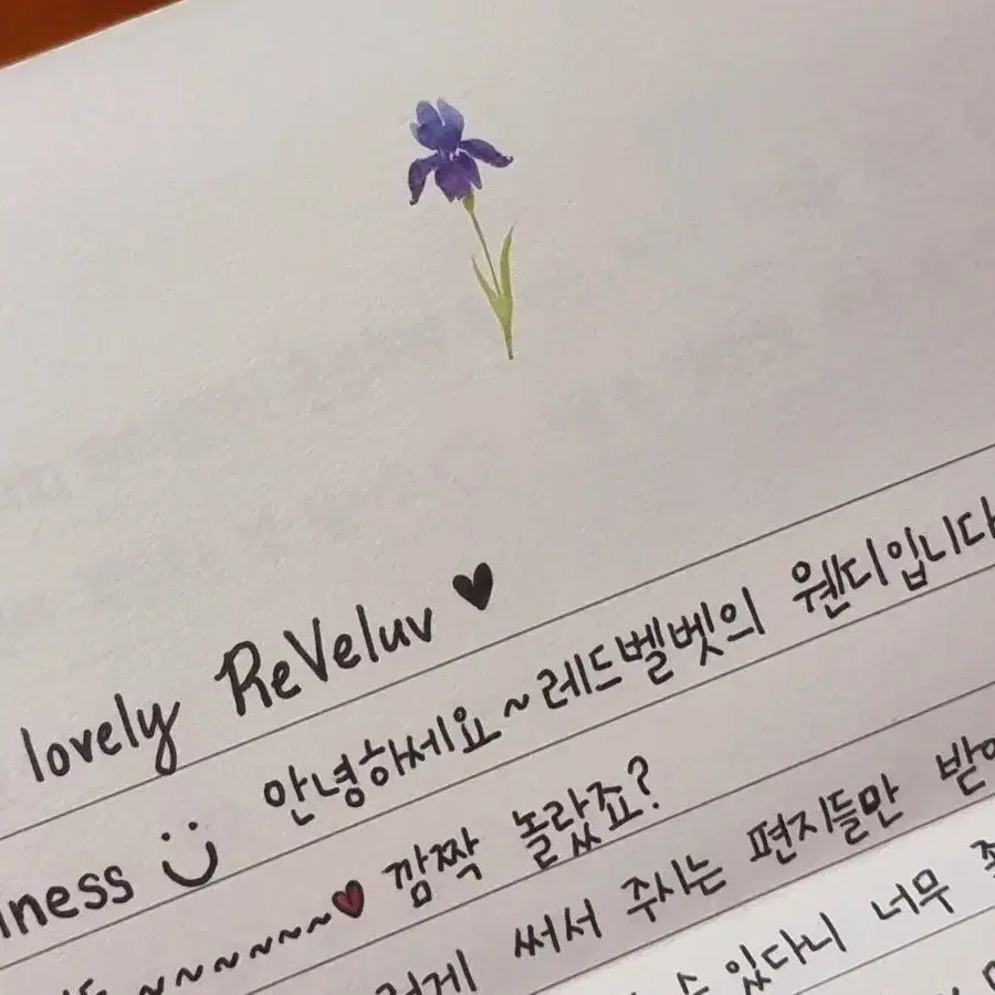 웬디 디어유 레터 편지 1회차-4회차 포카없음