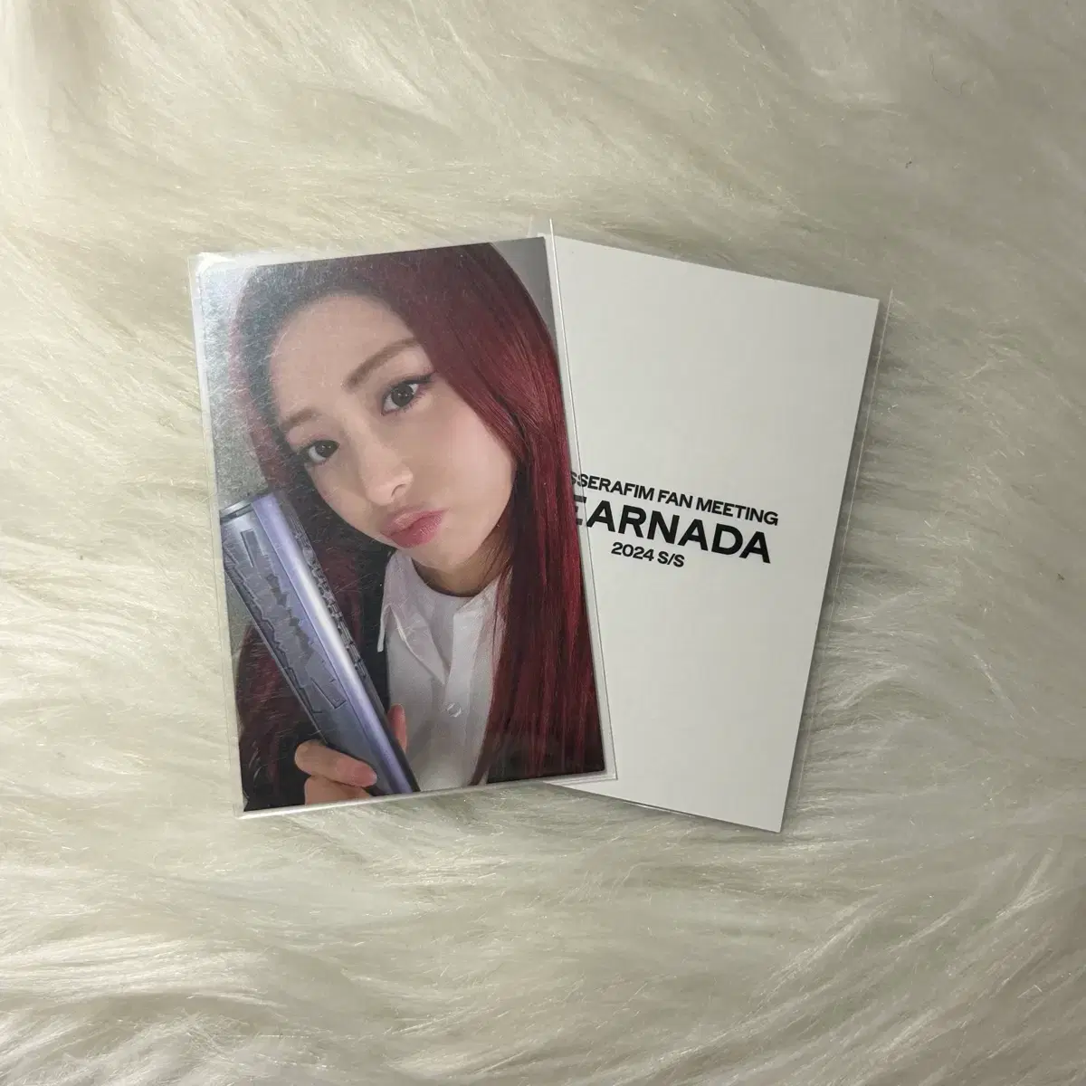 르세라핌 허윤진 피어나다 팬미팅 2024 공식 포토카드 FEARNADA