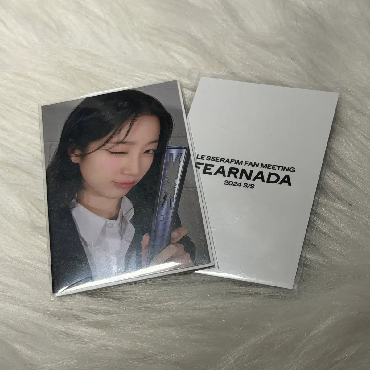 르세라핌 카즈하 피어나다 팬미팅 2024 공식 포토카드 FEARNADA