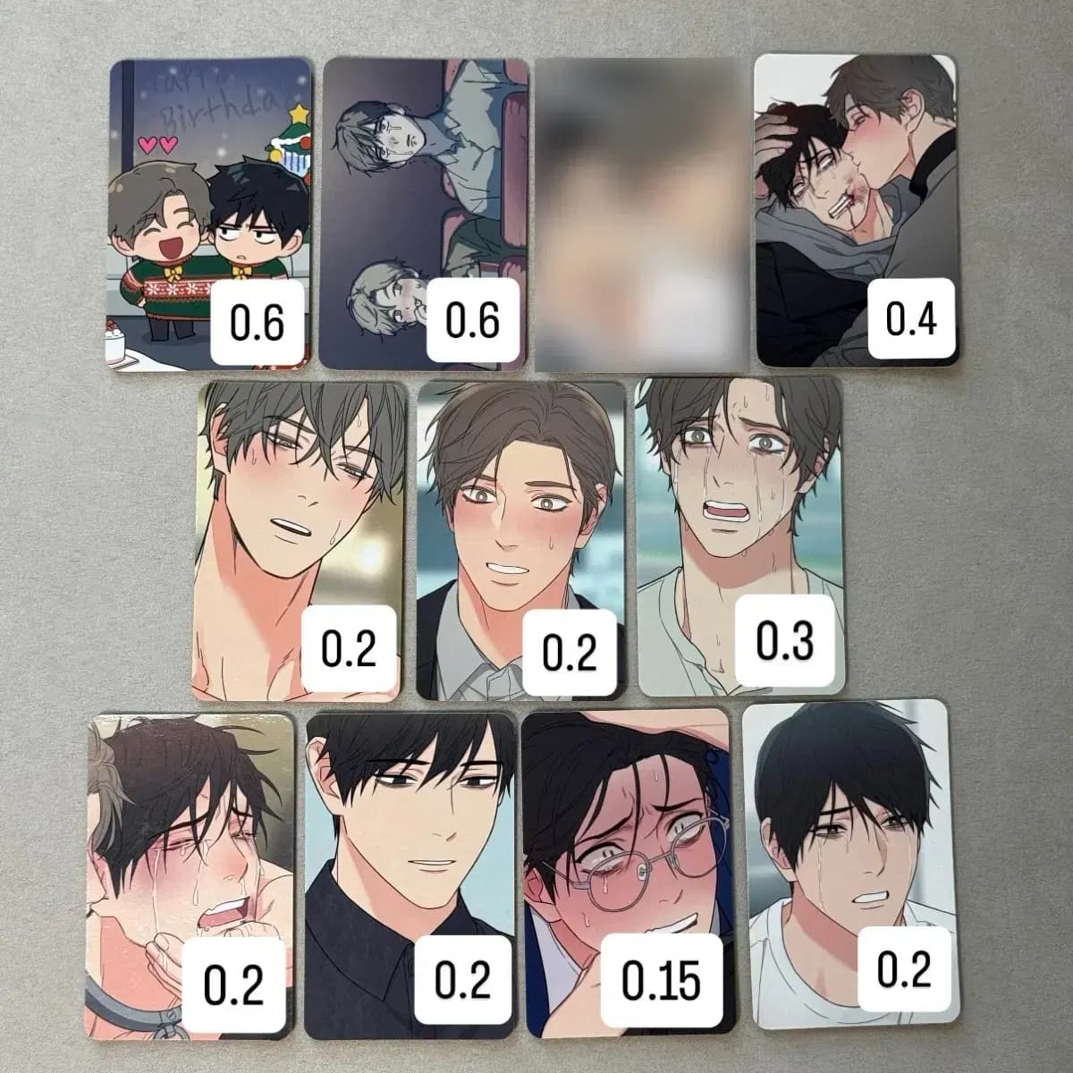 새디스틱 뷰티 새뷰 외전B 차우경 변민호 컬렉션 포토카드 포카 1