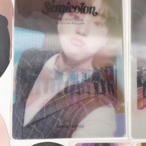 세븐틴 세미콜론 렌티큘러 호시 우지, 디노 초회한정판, 포카, 구성품 10