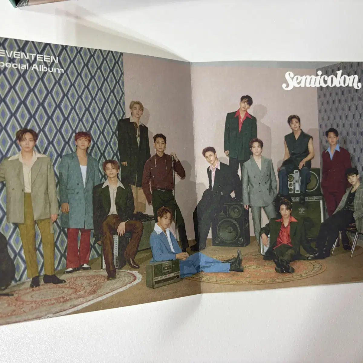 세븐틴 세미콜론 렌티큘러 호시 우지, 디노 초회한정판, 포카, 구성품 7
