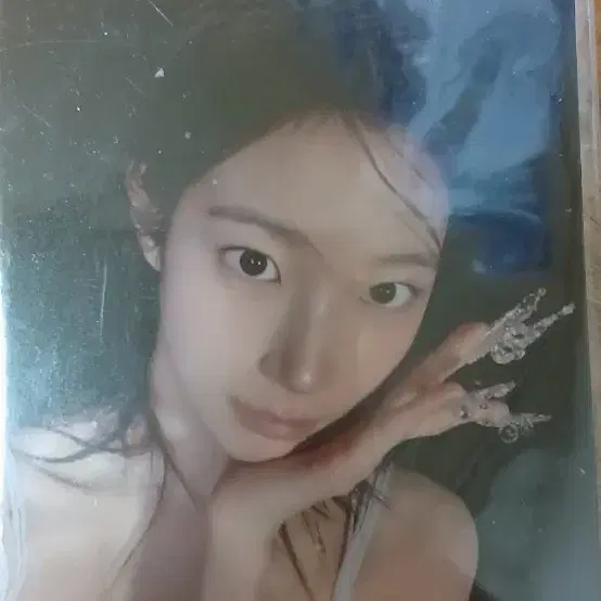 르세라핌 카즈하 맘스터치 콜라보 미공포 특전 포토카드 양도 판매