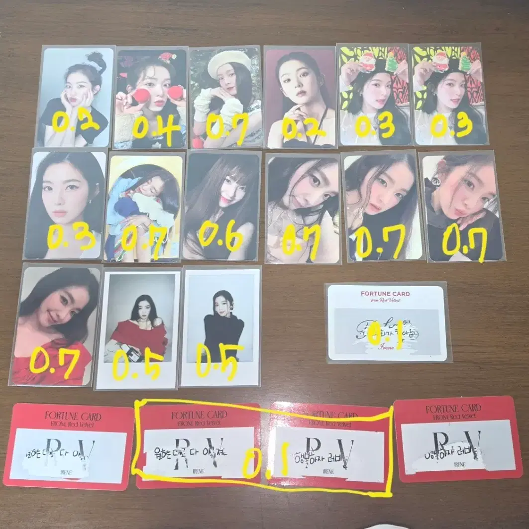 레드벨벳 아이린 포토카드
