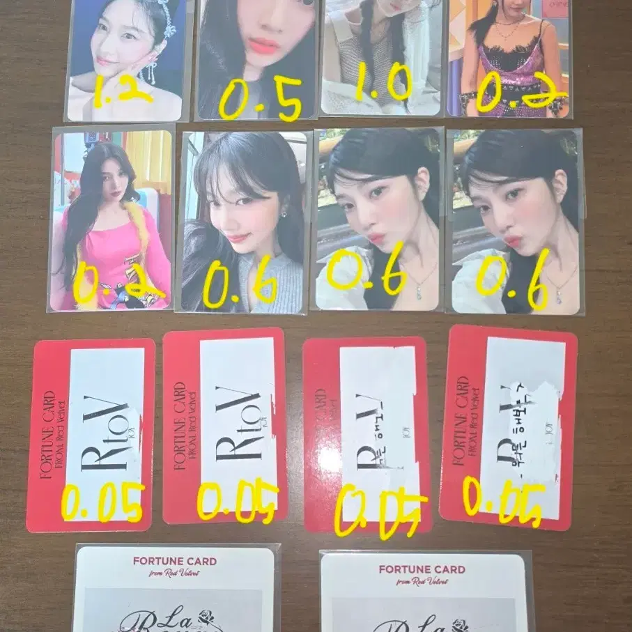 레드벨벳 조이 포토카드 포카 양도 판매