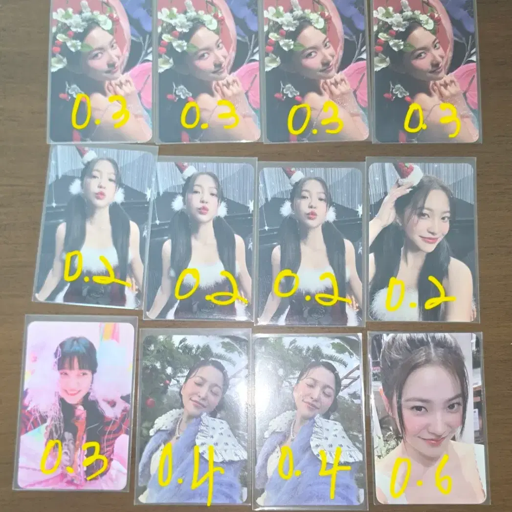 레드벨벳 예리 포카 포토카드 판매 양도