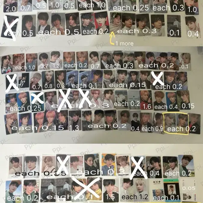 투모로우바이투게더 투바투 txt 포카 특전 럭드 희귀 포토카드 양도 판매