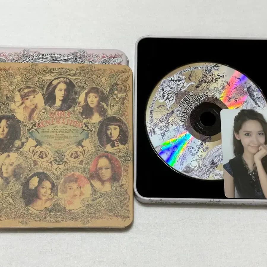 소녀시대 The Boys 앨범 윤아 포토카드 단순개봉 포카 엽서 3집 1