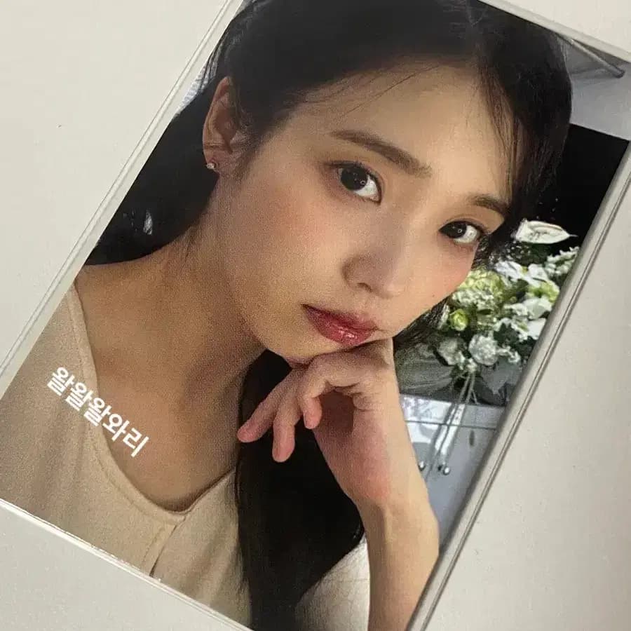 (양도) 아이유 공식 생일카페 포카 2