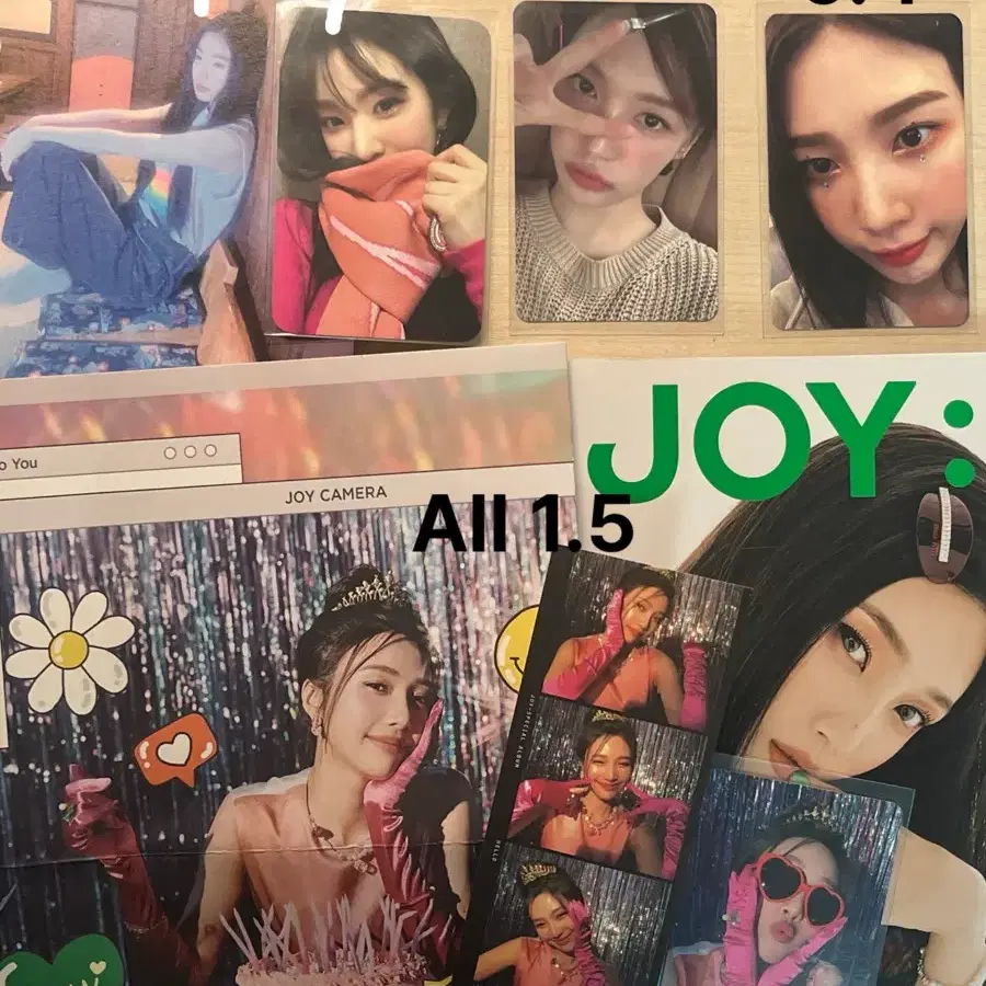 레드벨벳 조이 안녕 앨범 아이린 사진전 웬디 조이 포카