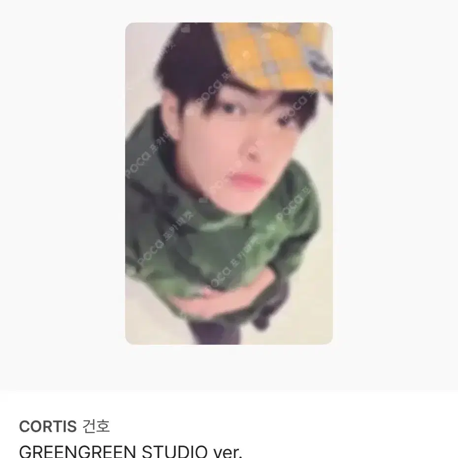 코르티스 건호 GREENGREEN 그린그린 포카