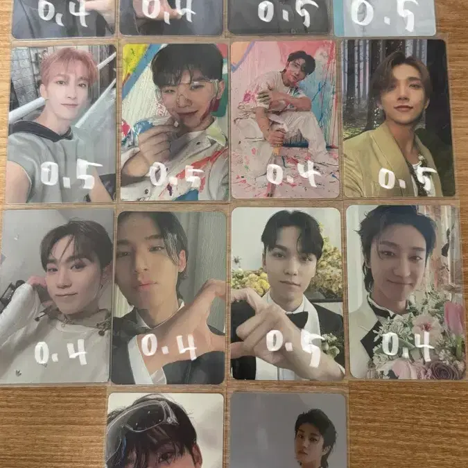 세븐틴 포카 에스쿱스 준 조슈아 도겸 우지 승관 민규 버논 디에잇