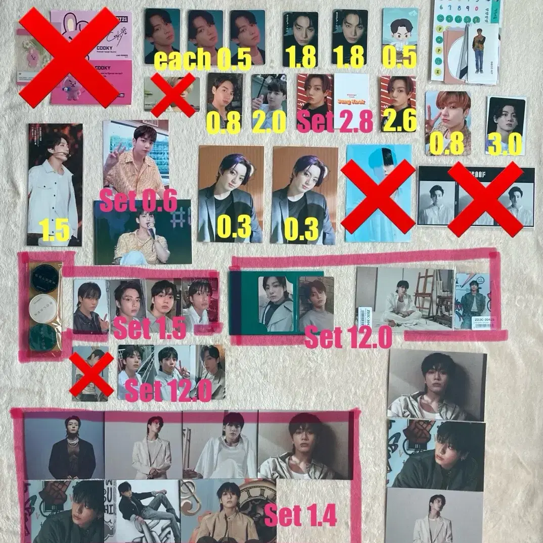 양도) 방탄 포카 포토카드 럭드 럭키드로우 엽서 포스터