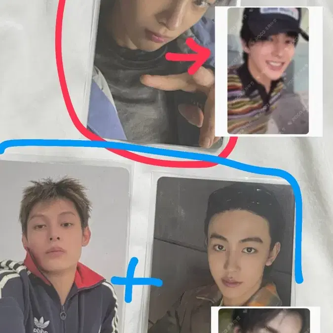 코르티스 성현건호제임스 교환구해요! 건호 포카앨포 교환 성현제임스포카