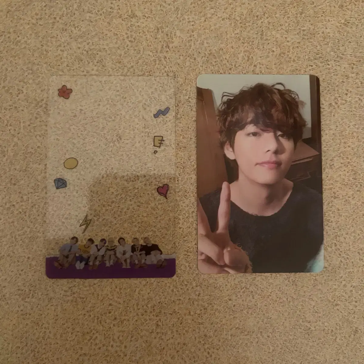 방탄소년단 뷔 데코키트 랜덤 포토카드 BTS V PHOTOCARD