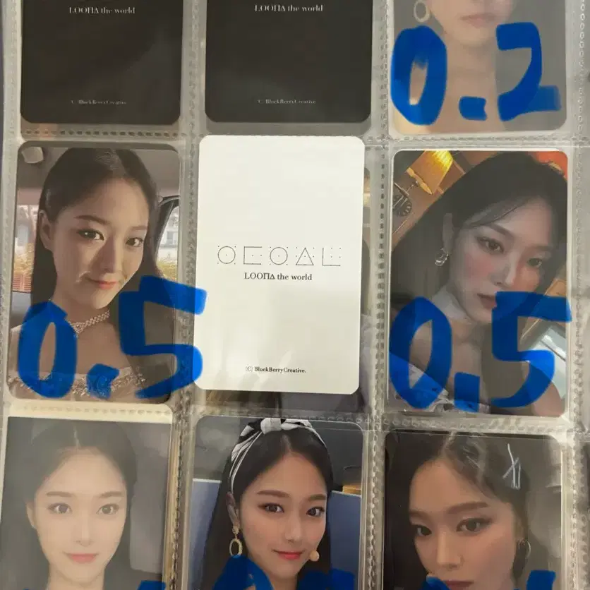 이달소 희진 현진 비비 여진 포카 6
