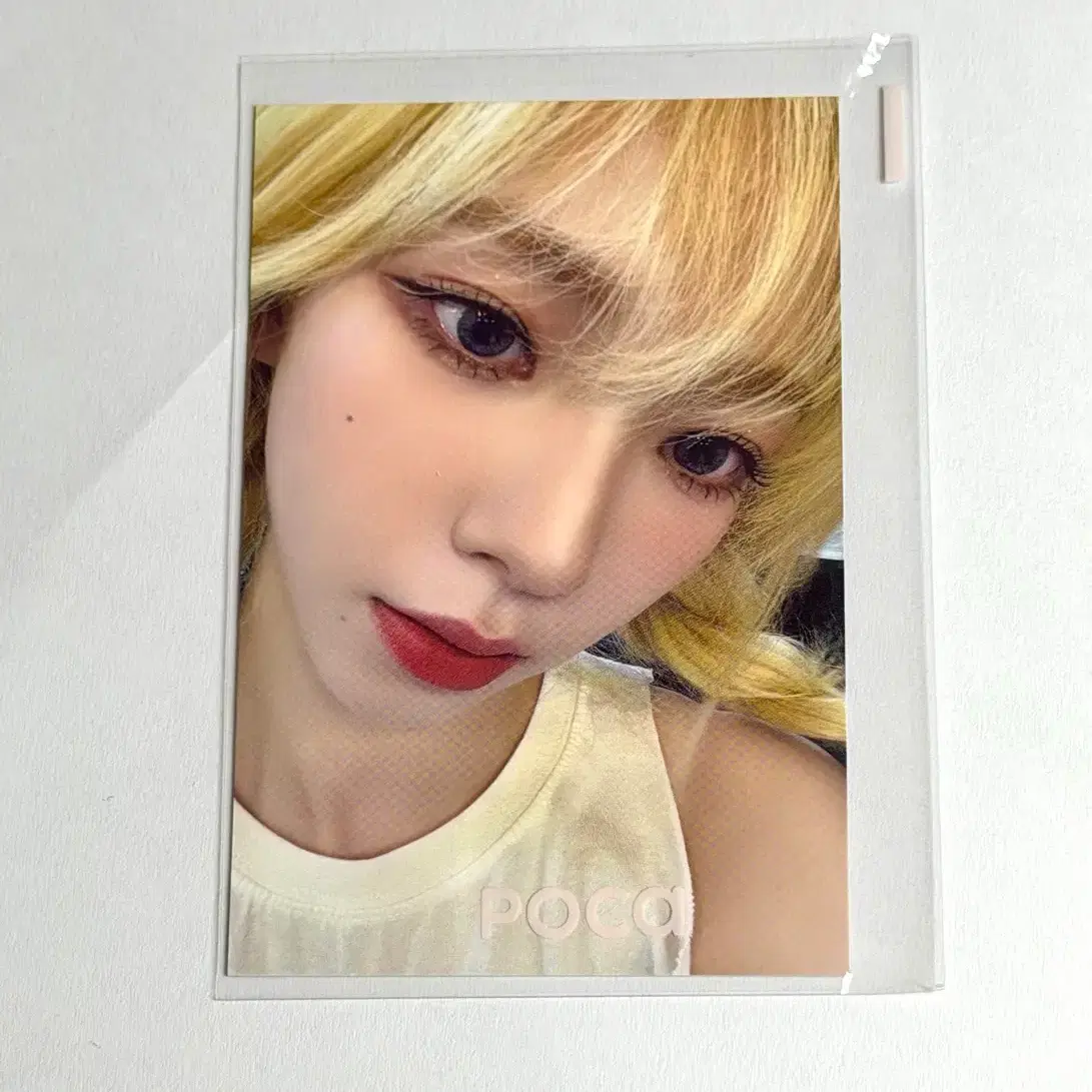 에스파 카리나 마이월드 워너뮤직 미공포 포카