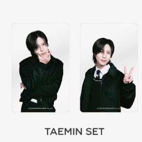 샤이니 민호 태민 시그 클리어 포토카드 포카 시즌그리팅