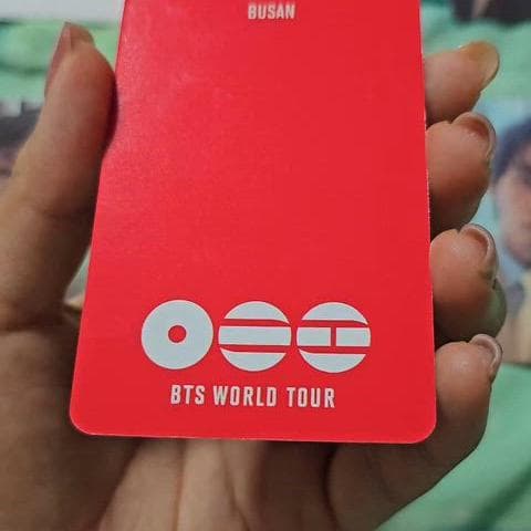 방탄소년단 부산콘 기프트 포토카드 3