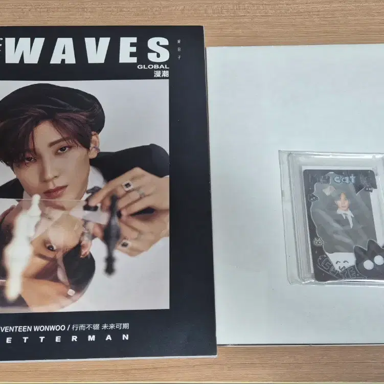 세븐틴 원우 waves 포카+포스터