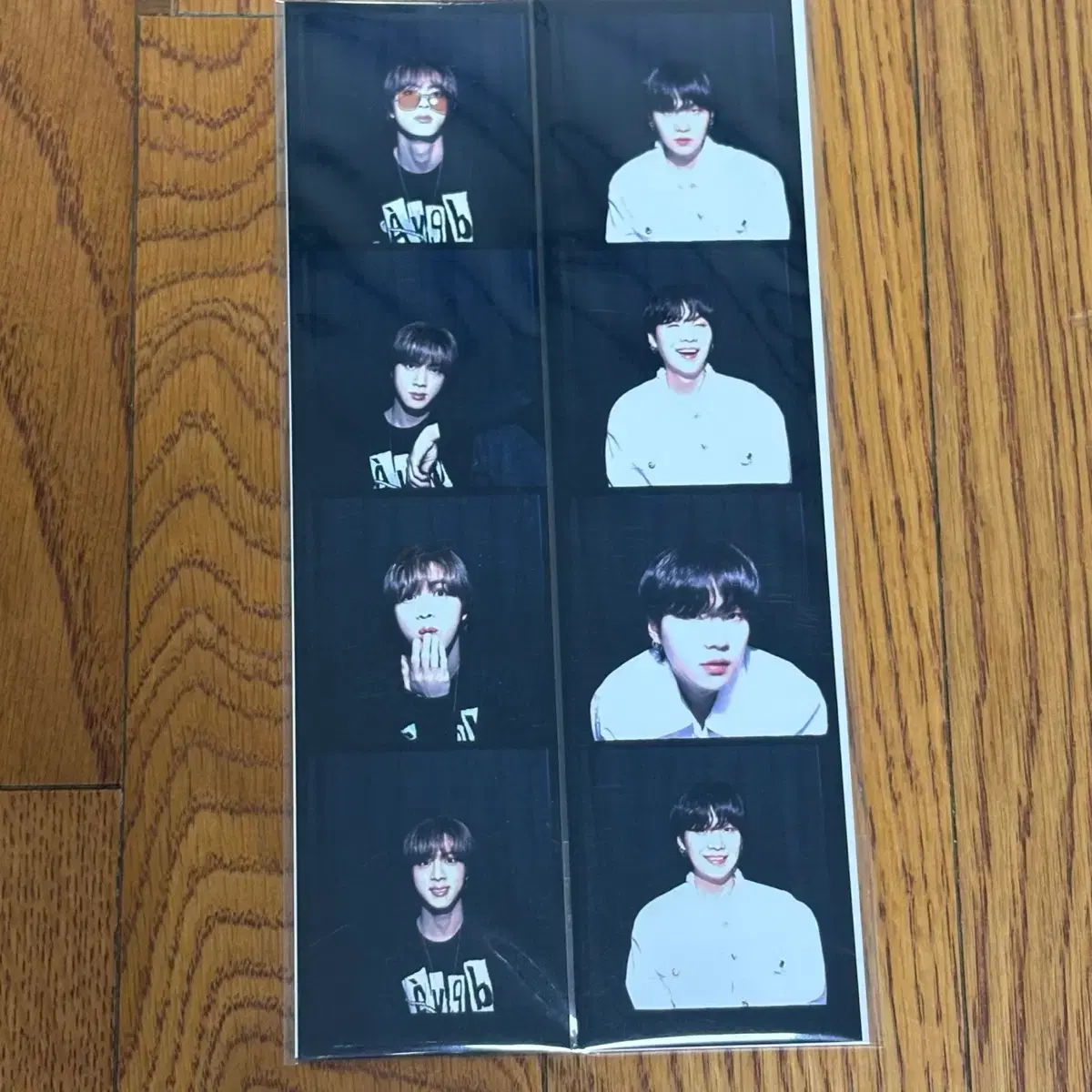 미개봉) bts 방탄 버터 위버스 특전 네컷 포카 석진 윤기