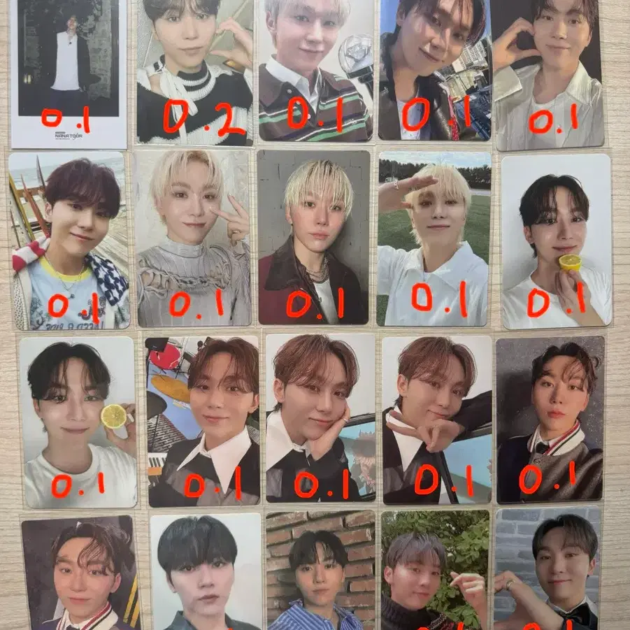 세븐틴 승관 포카 판매