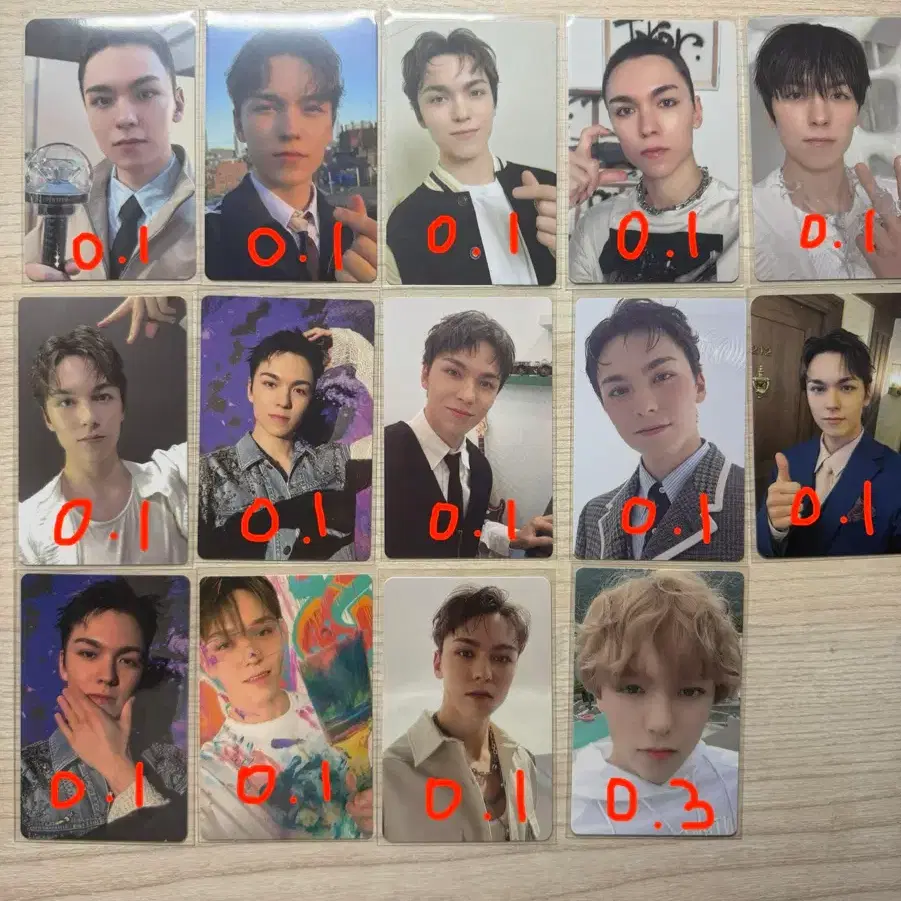 세븐틴 버논 포카 판매