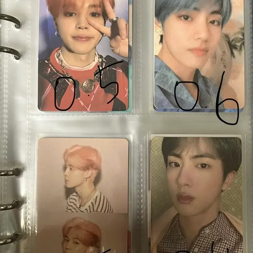 방탄 진 정국 제이홉 뷔 지민 슈가 알엠 포카 포토카드