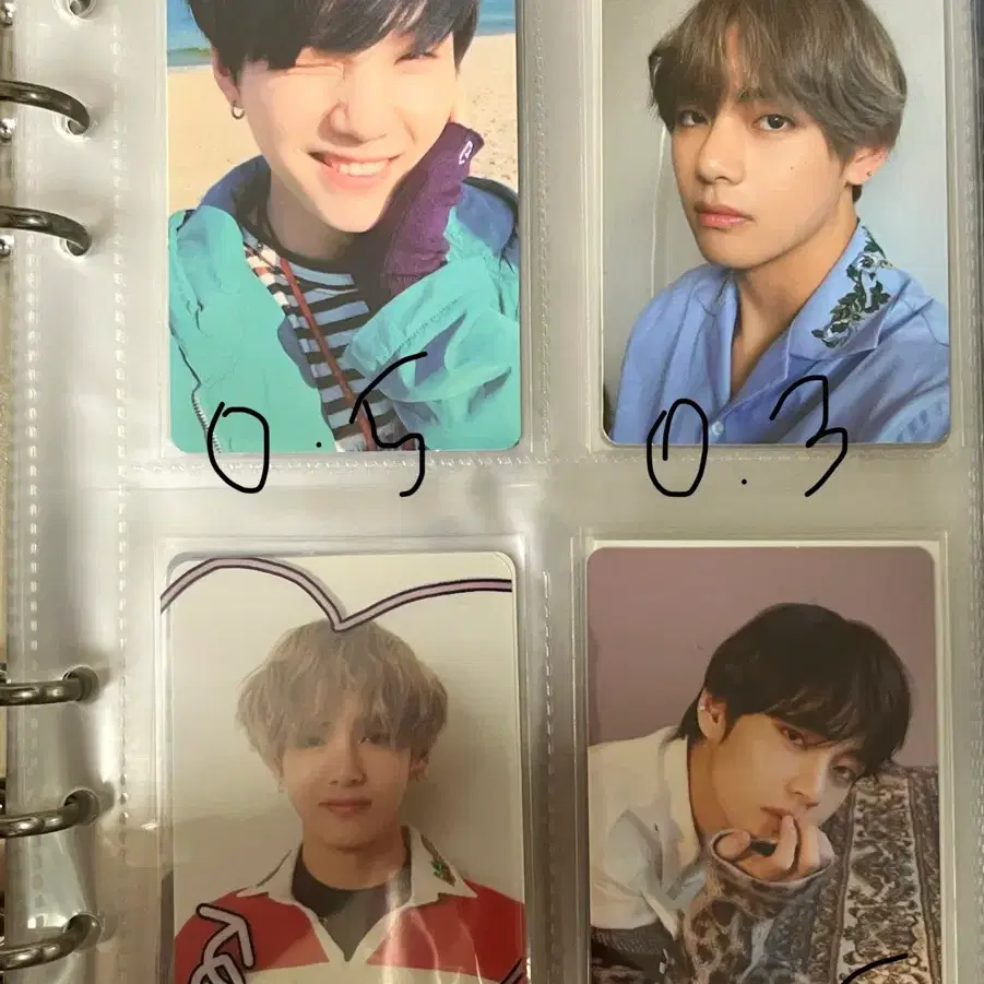 방탄 진 정국 제이홉 뷔 지민 슈가 알엠 포카 포토카드 2