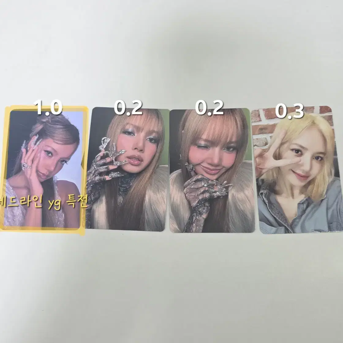 급처) 블랙핑크 앨범 포토카드 포카 특전/앨포 등 5