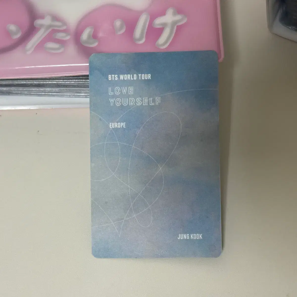 방탄 정국 포카 럽셀 유럽 디비디 2