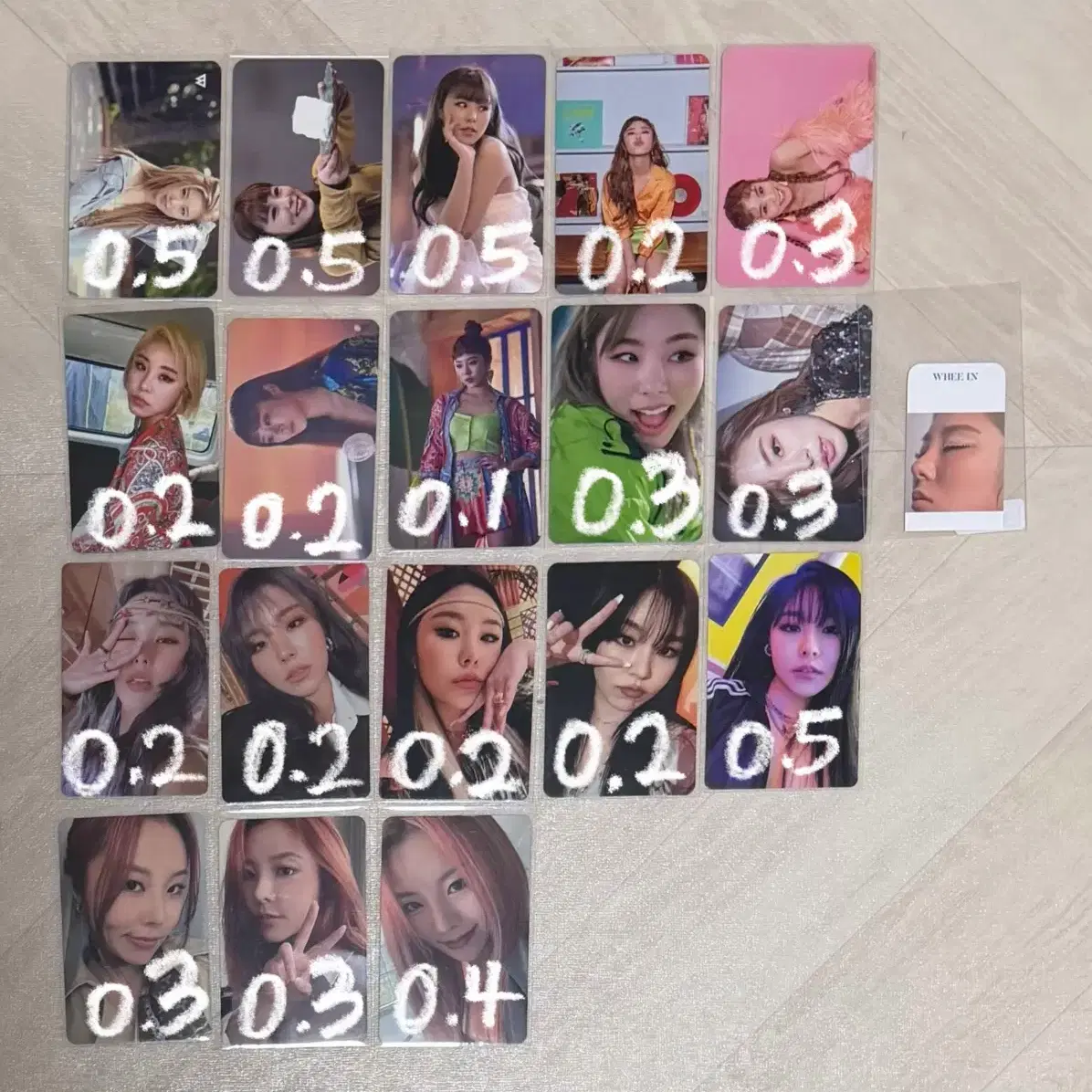 마마무 휘인 포카 양도