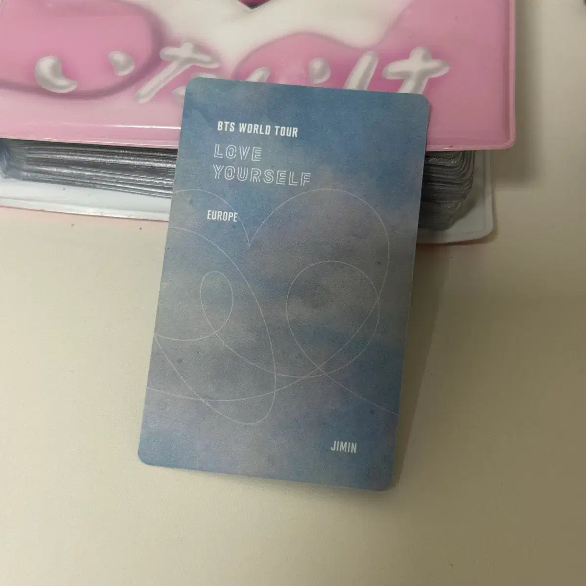 방탄 지민 포카 럽셀 유럽 디비디 2