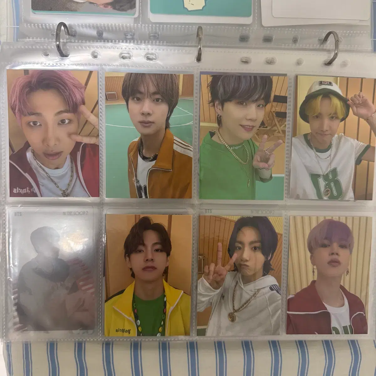 방탄 버터 가디건 포카