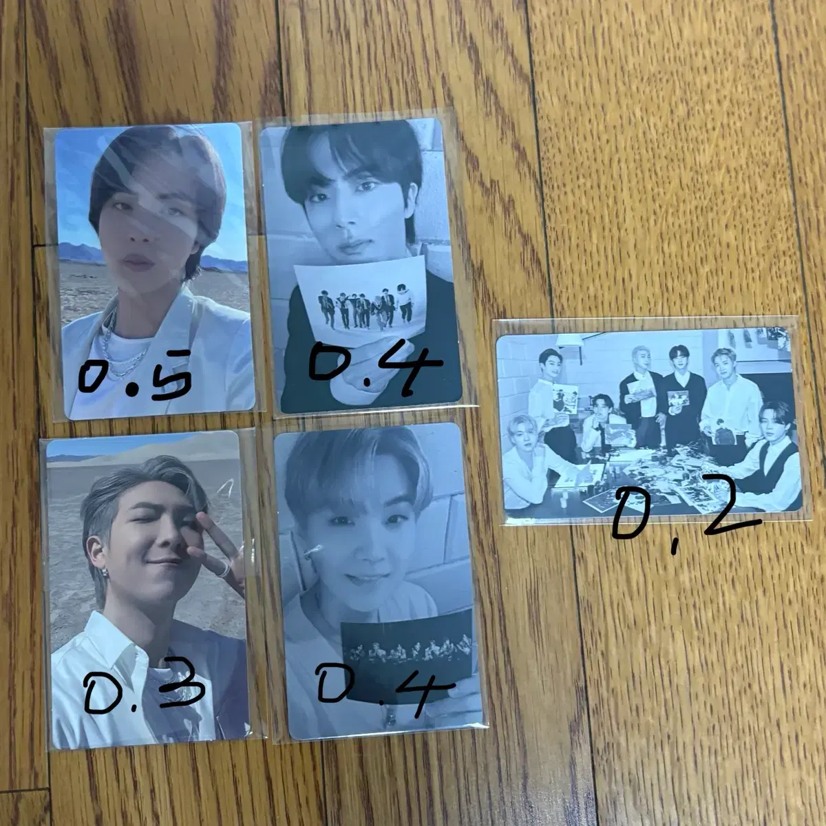 bts 방탄 proof 프루프 위버스특전 포카 남준 석진 윤기 단체
