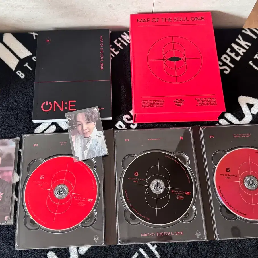 방탄소년단 맵솔온dvd 윤기 포카 풀셋