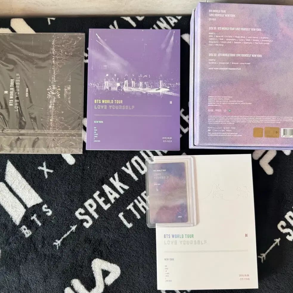 방탄소년단 뉴욕dvd (지민 포카) 풀셋 2