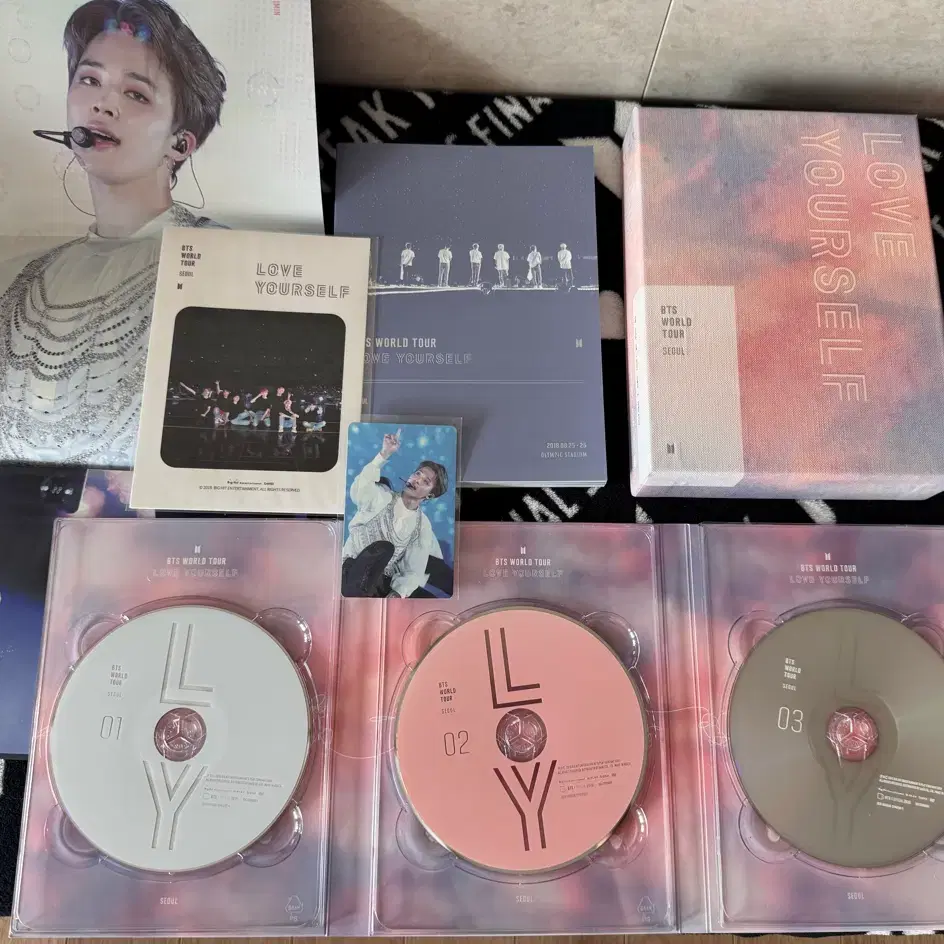 방탄소년단 서울dvd (지민 포카) 풀셋