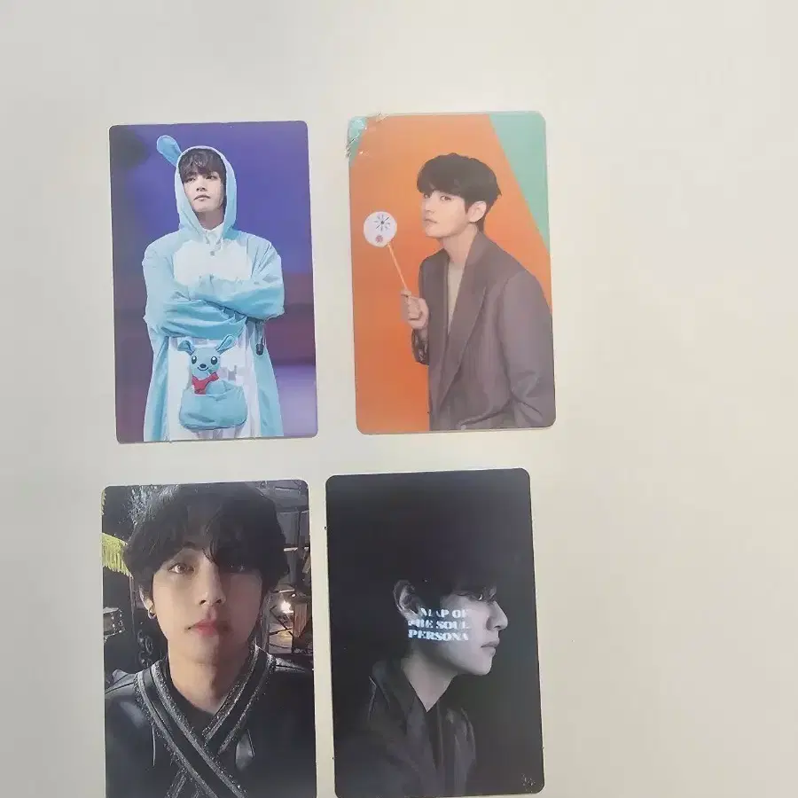 방탄소년단 bts 태형 뷔 포카 4장양도