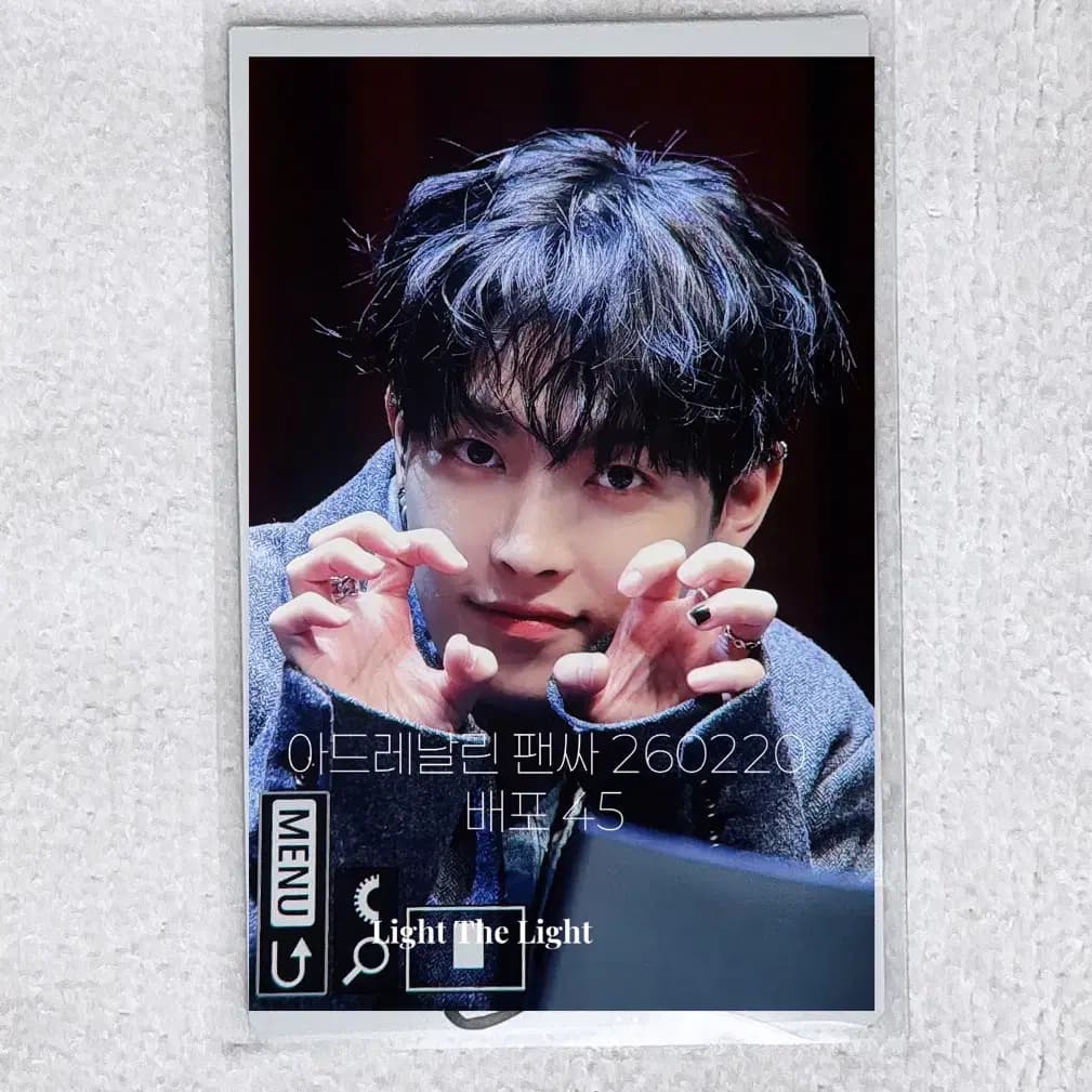 에이티즈 홍중 싸폴 홍중 사인 폴라 싸인 폴라로이드 당첨자 팬싸 포카