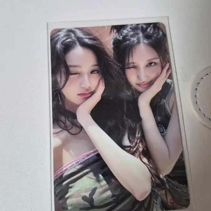 아이브 원영&가을 유닛 비올라잇 포토카드