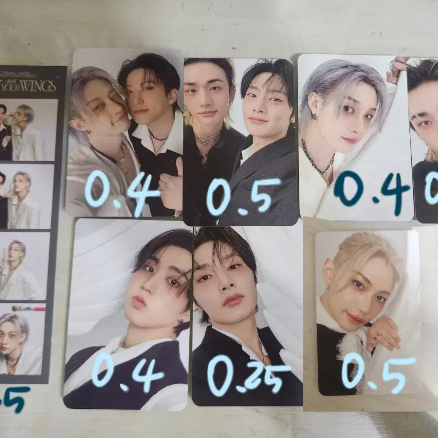 스키즈 포카 네컷 증사 포스터 6기 키트 포카 콜북 부채 4