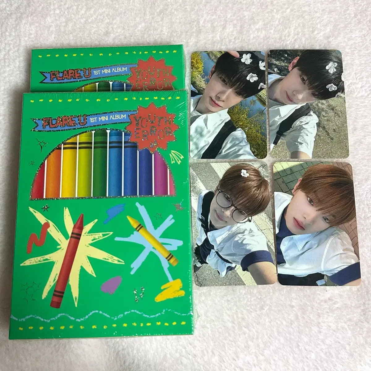 플레어유 최립우 강우진 미공포 포카 헬로라이브 벚꽃 flareu 1