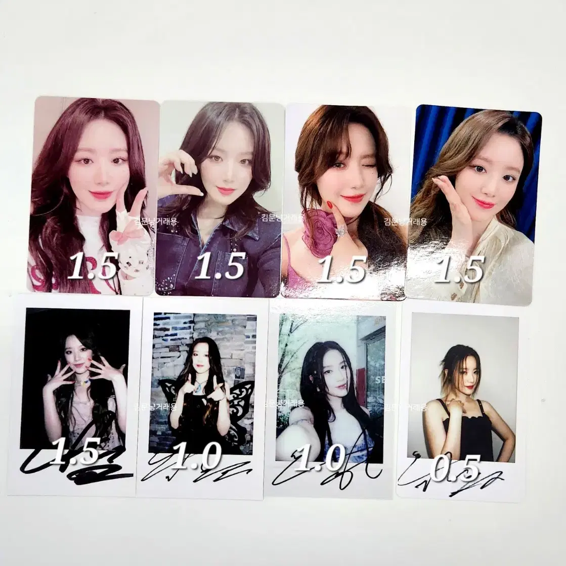 아이들 슈퍼레이디 퀸카 슈화 kms 미공포 포카 포토카드 폴라 여자아이들